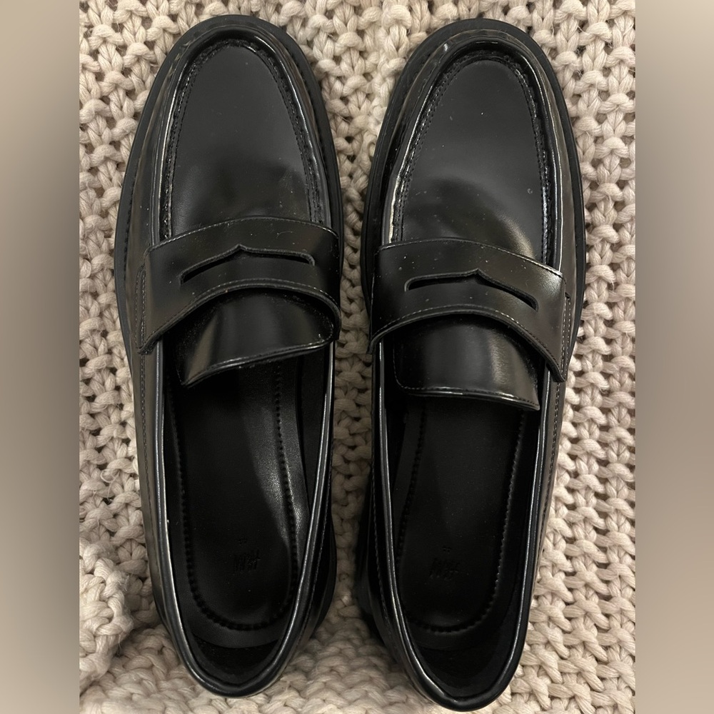 H&M Classic Black Loafers